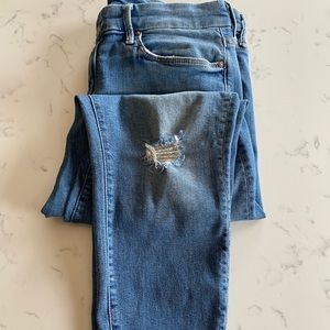 Mother Looker Ankle Fray